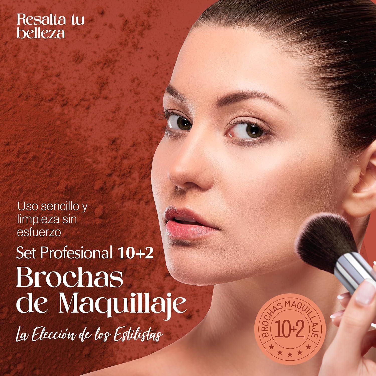 Set de brochas de maquillaje PORTENTUM, foto 2