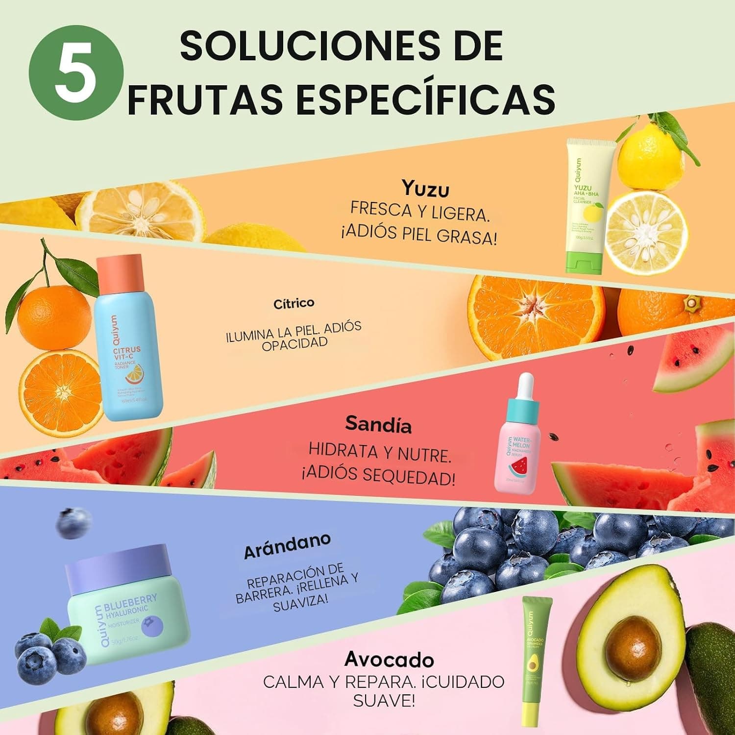 Set de cuidado de la piel con frutas para adolescentes, foto 3