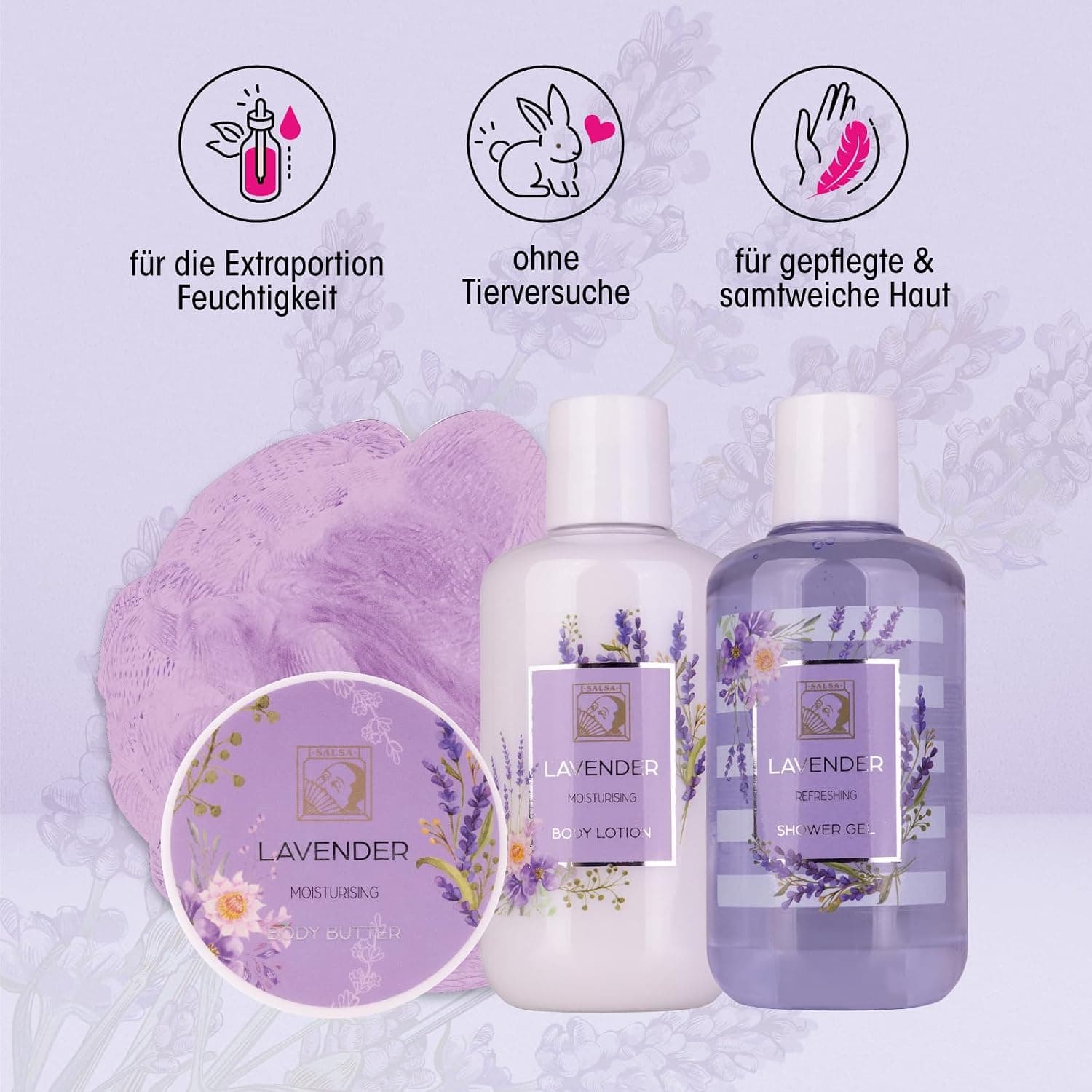 Set de ducha de lavanda Accentra, foto 3