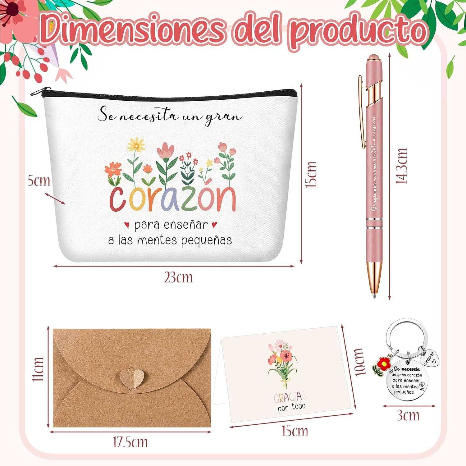 Set «gracias por ayudarme a crecer» para profesora, foto 2
