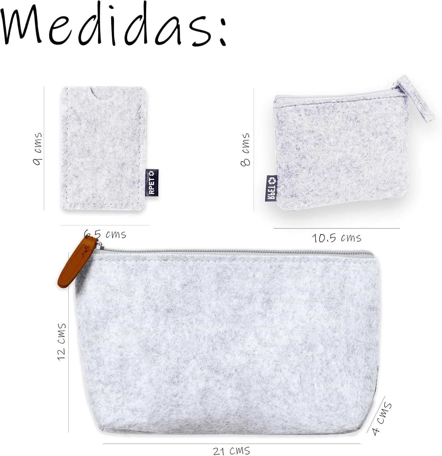 Set de neceser, tarjetero y monedero personalizados, de Xilmark, foto 3