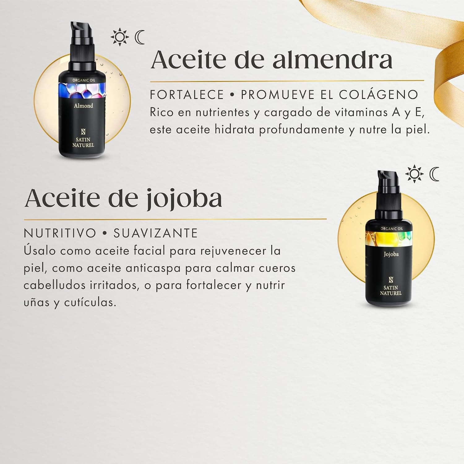 Set de regalo de lujo con aceites, Satin Naturel, foto 2