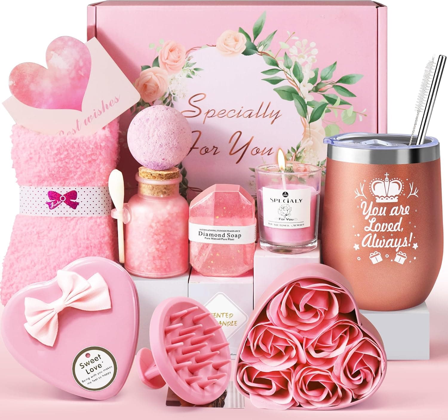 Set de regalo para mujer LIVEHITOP en su caja de presentación