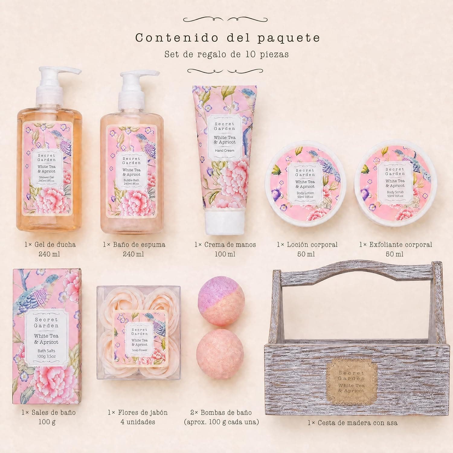 Set de regalo Secret Garden Accentra, en caja de madera, foto 3