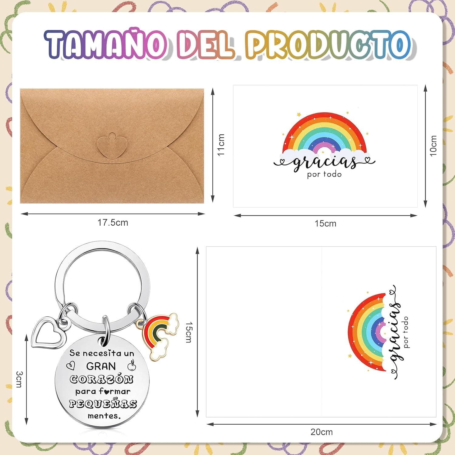 Set de regalo para profesora, 4 piezas, de Kajaia, foto 3