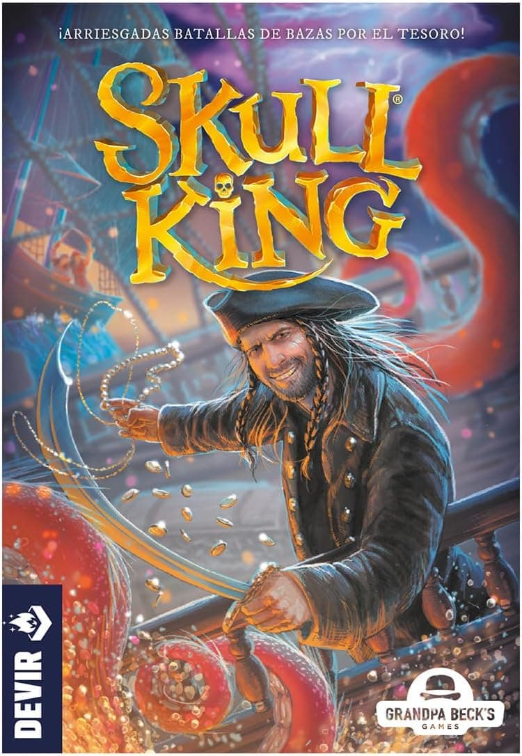 Cartas de piratas y sirenas de Skull King