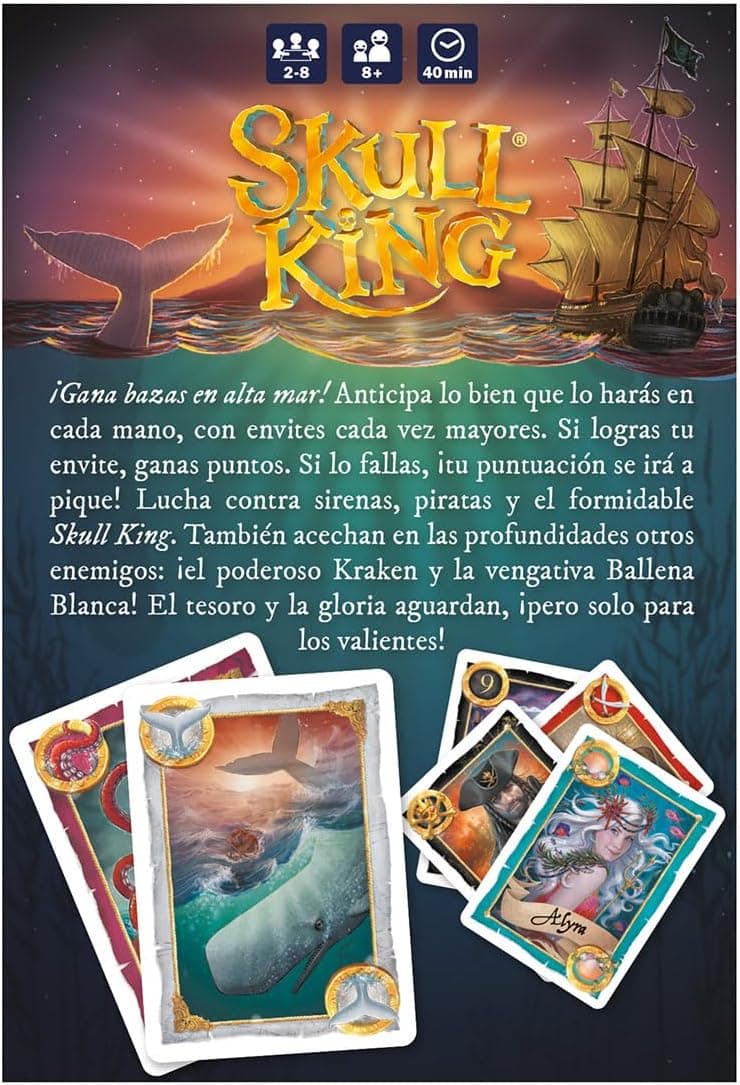 Skull King, juego de cartas de piratas, foto 3