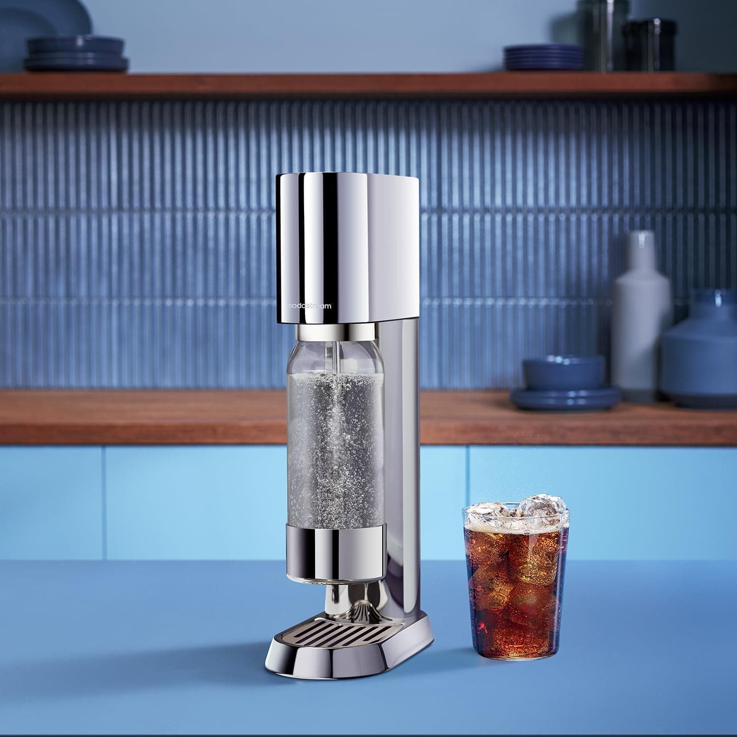 SodaStream Enso, gasificador de agua en acero inoxidable, foto 2