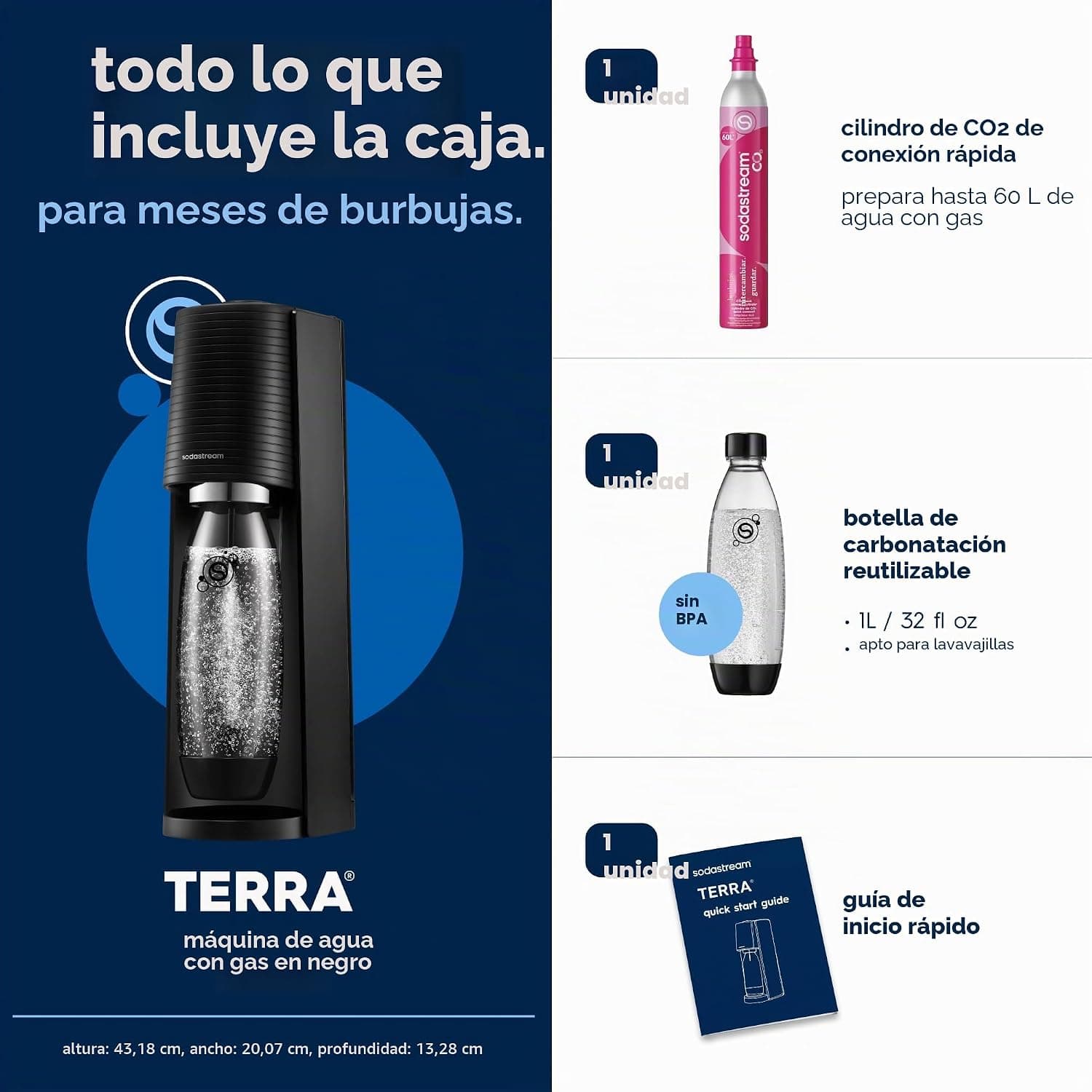SodaStream Terra, gasificador de agua, foto 3