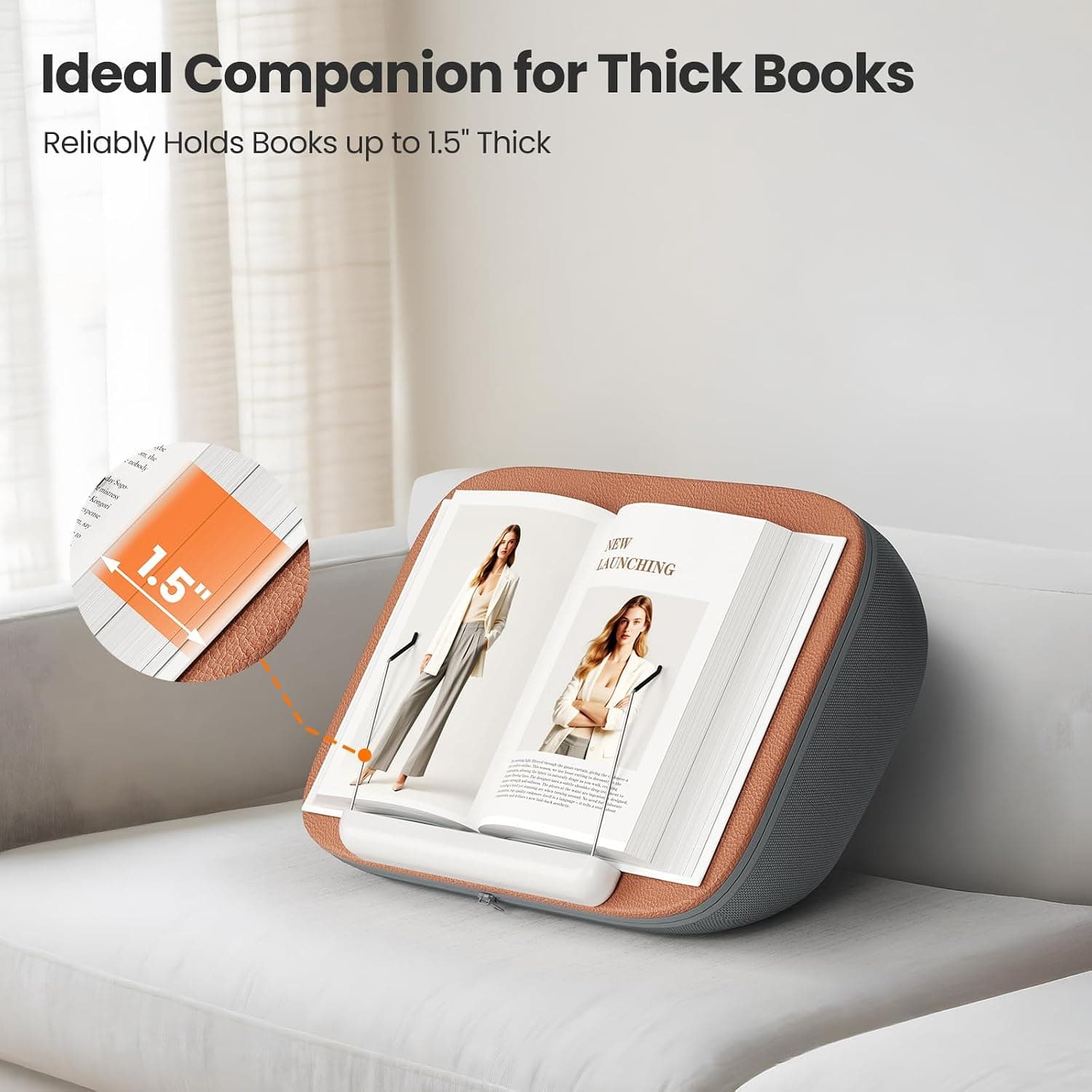 Soporte de libros beanbag para leer sin usar las manos, foto 3