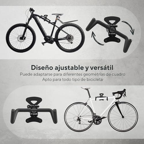 Soporte Optio Cycle plegado contra la pared