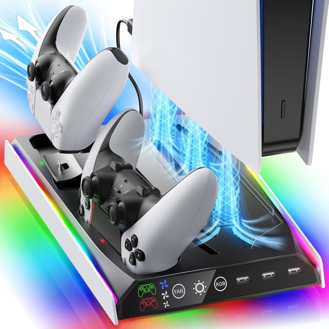 Soporte para PS5 con Ventilador de Refrigeración