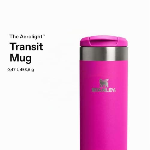 Taza Stanley Aerolight Violet abierta