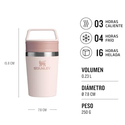 Taza Stanley Cafe To-Go pequeña abierta