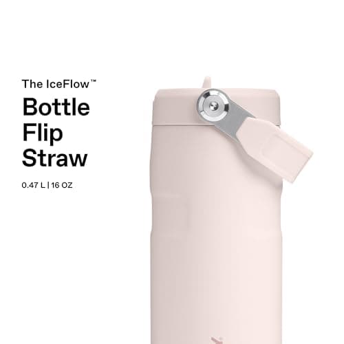 Botella Stanley Flip Straw pequeña abierta