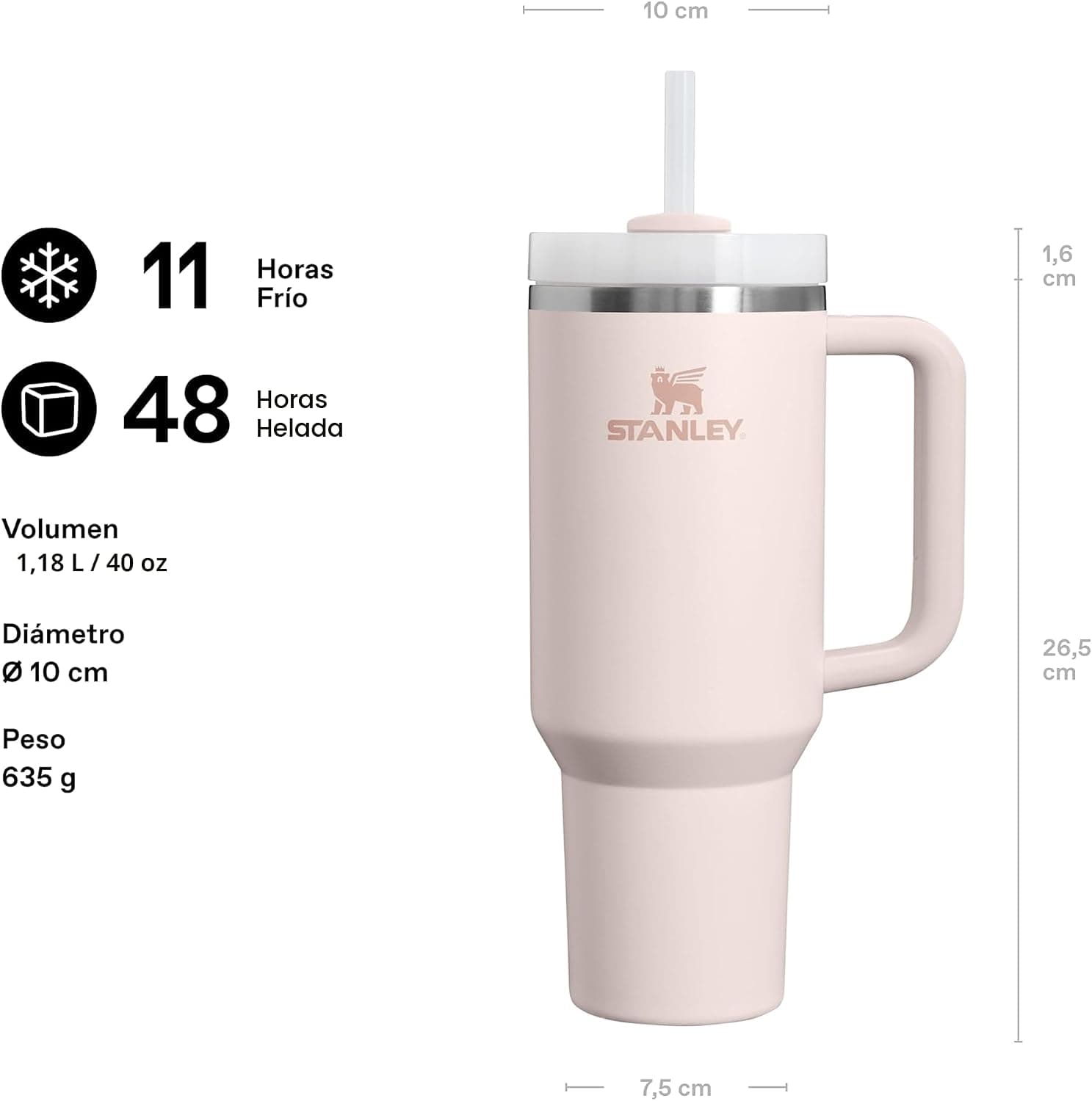 Vaso Térmico Stanley Quencher H2.0 FlowState 1,2 L, foto 3