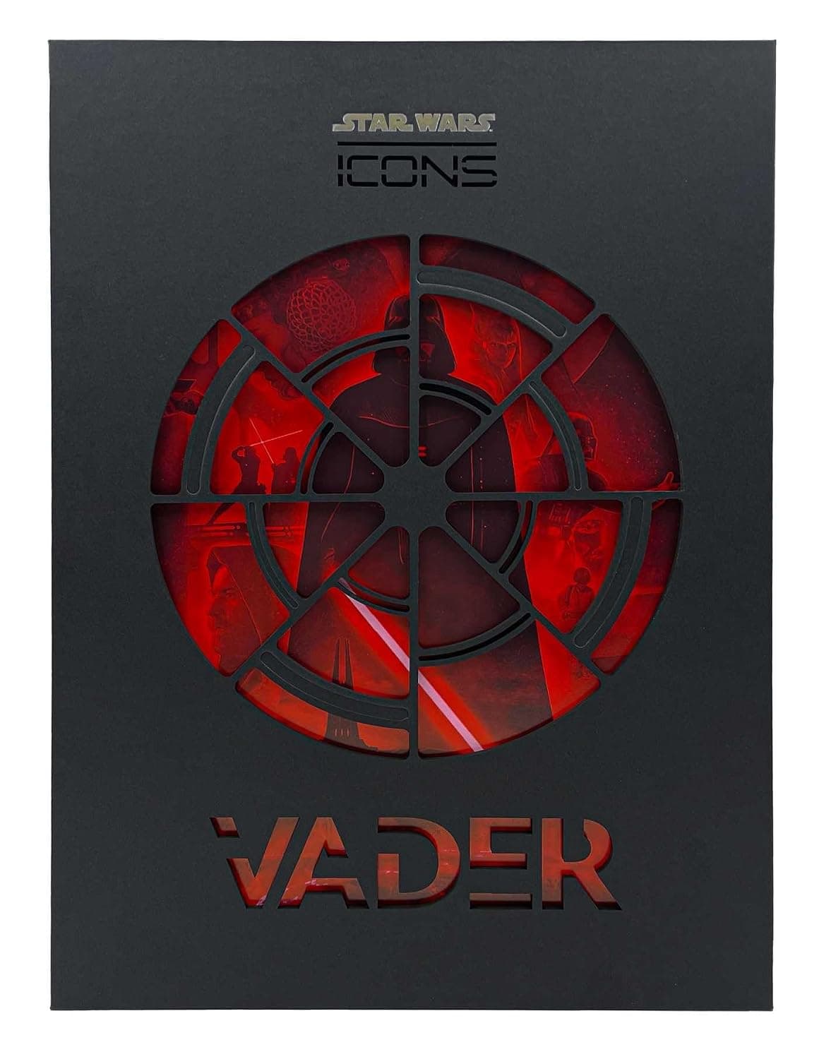 Portada del libro coleccionista Star Wars Icons Vader