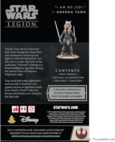 Piezas de la expansión Ahsoka Tano