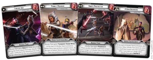 Tarjetas de referencia de Ahsoka Tano