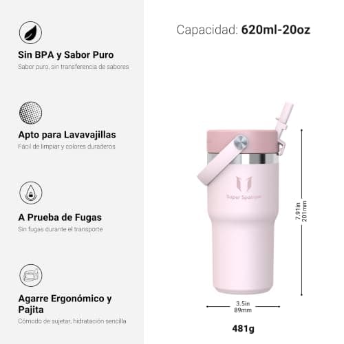 Botella Super Sparrow con asa