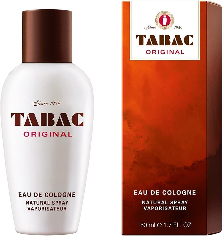 Perfume sólido Tabac en su envase compacto clásico