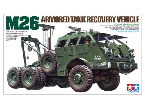 Piezas del kit Tamiya M26.