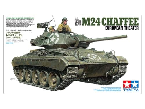 Piezas del kit Tamiya M24 Chaffee