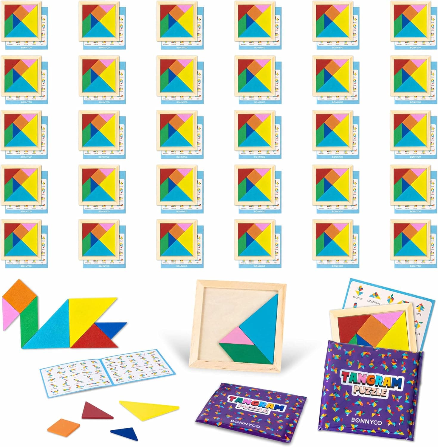 Pack de tangrams infantiles individuales