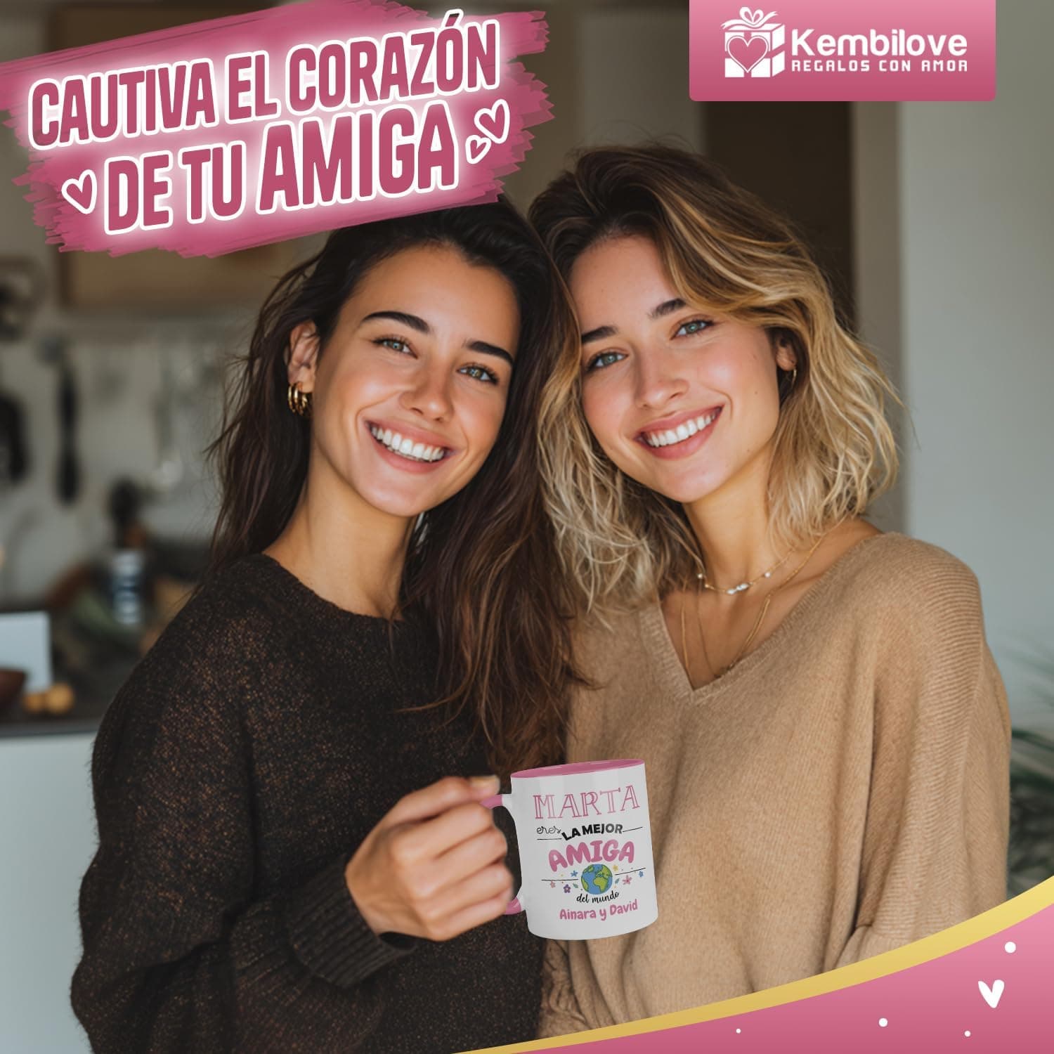 Taza personalizada para la mejor amiga, foto 2