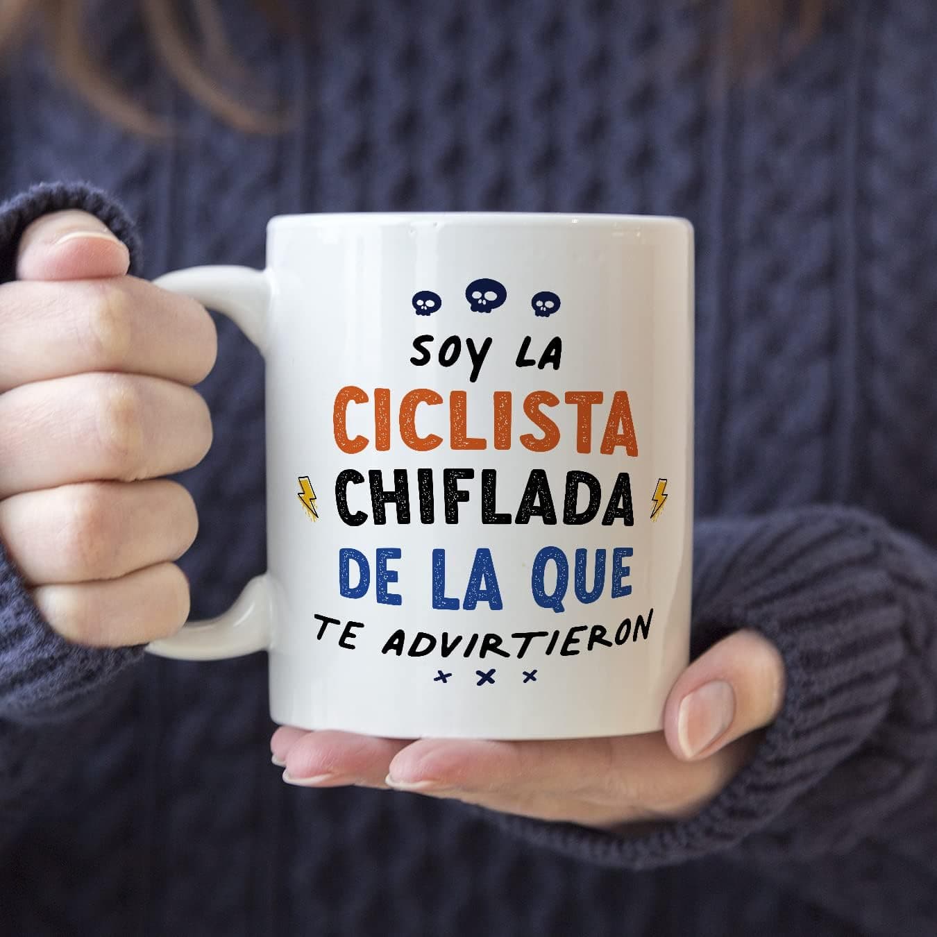 Taza para Ciclista Mujer Mugffins, foto 3