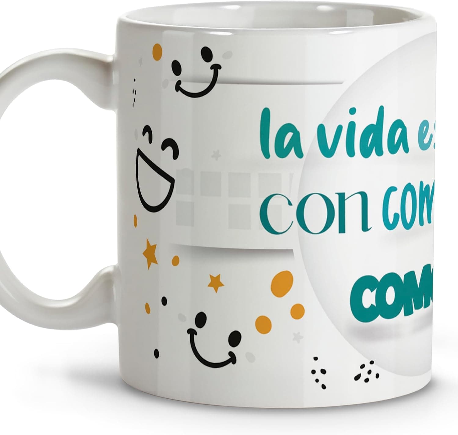 Taza «La vida es mejor con compañeros como tú», foto 3