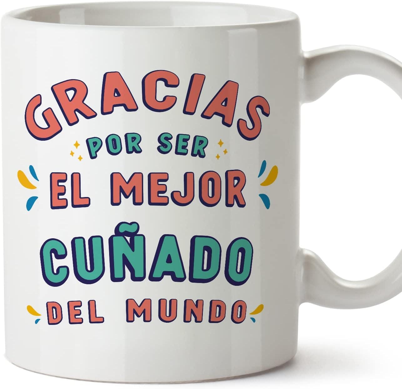 Taza para cuñado Gracias por ser el mejor, de MUGFFINS