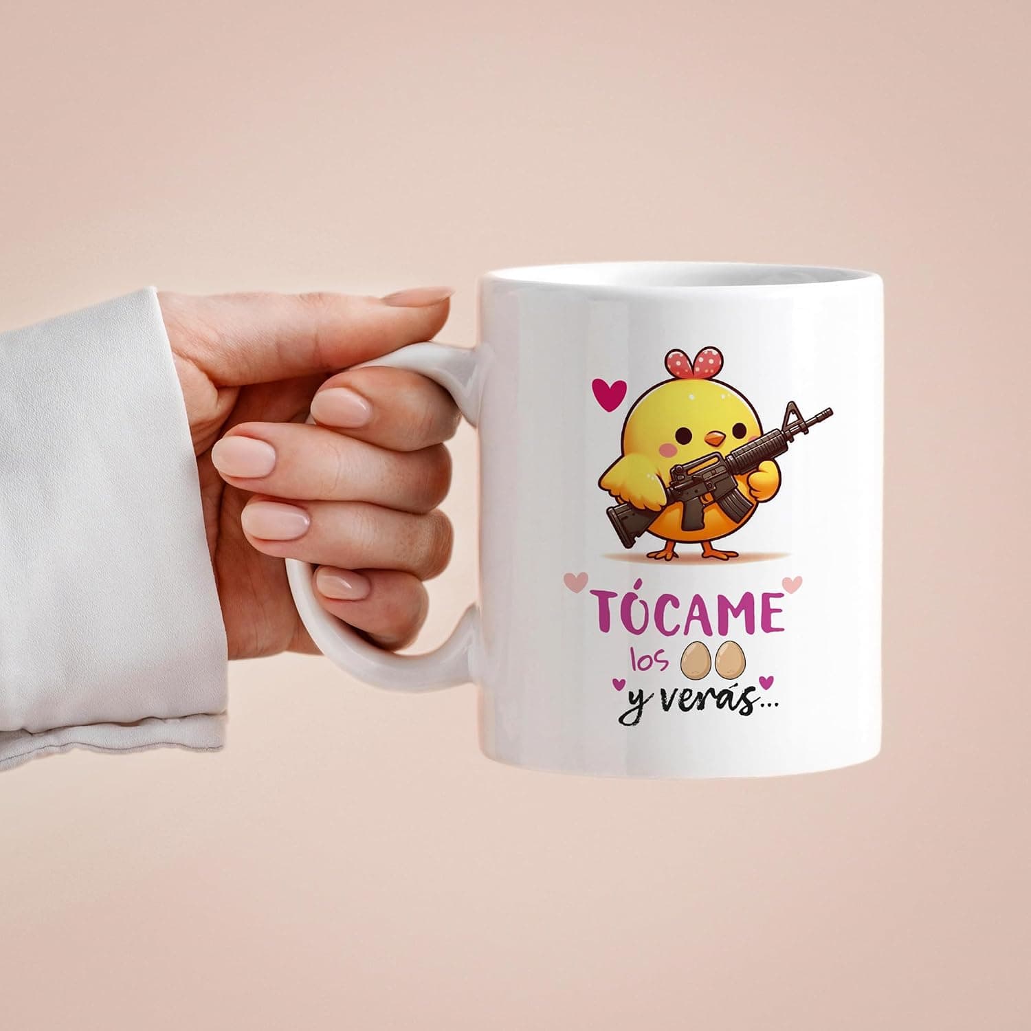 Taza divertida con frase graciosa para compañeras de trabajo, foto 2