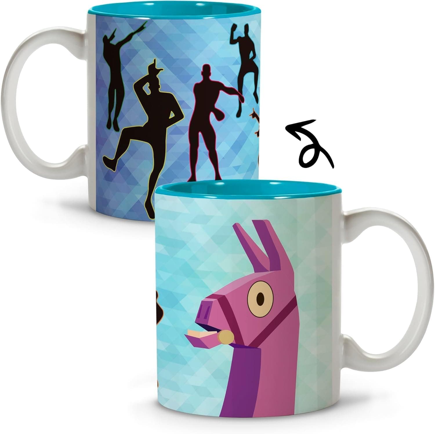 Taza de cerámica con diseño gamer