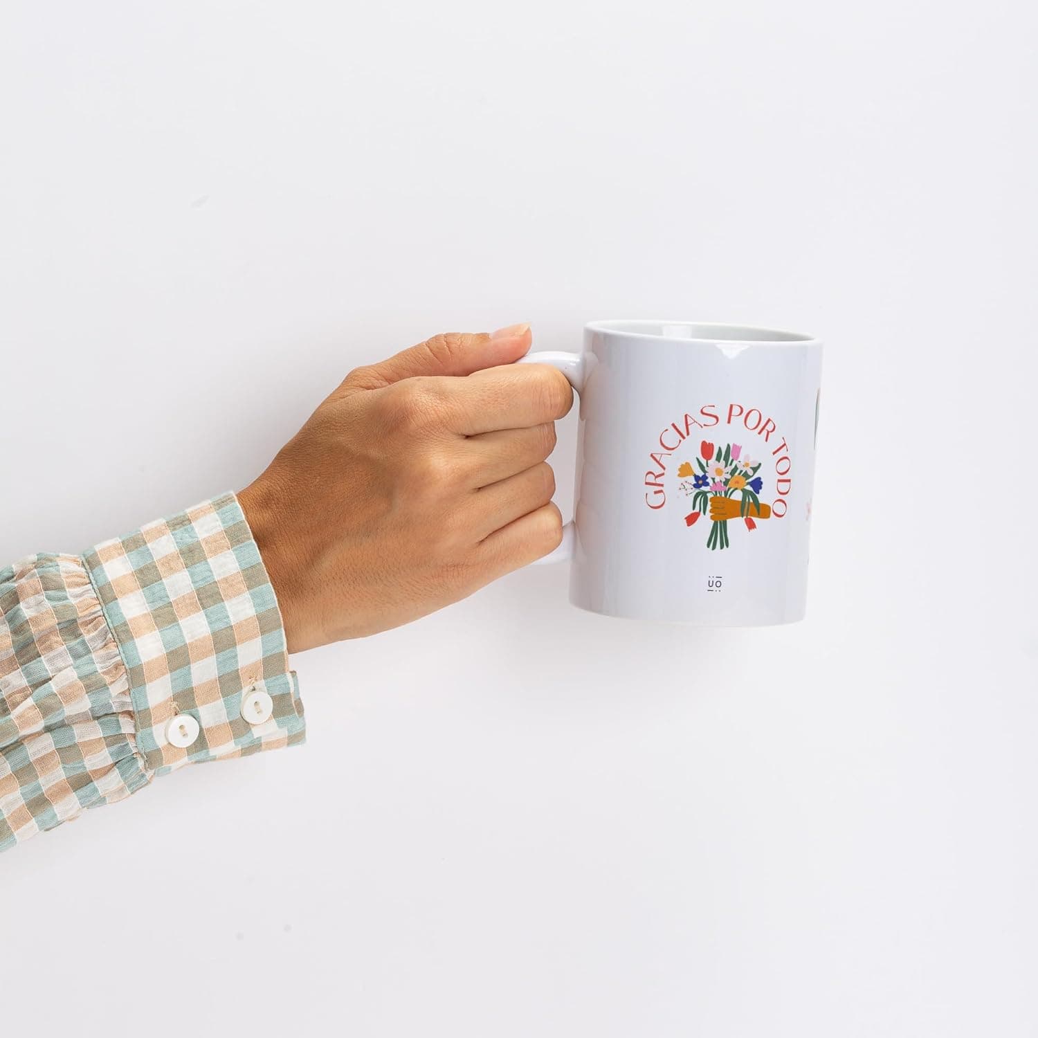 La taza dentro de su cajita de regalo