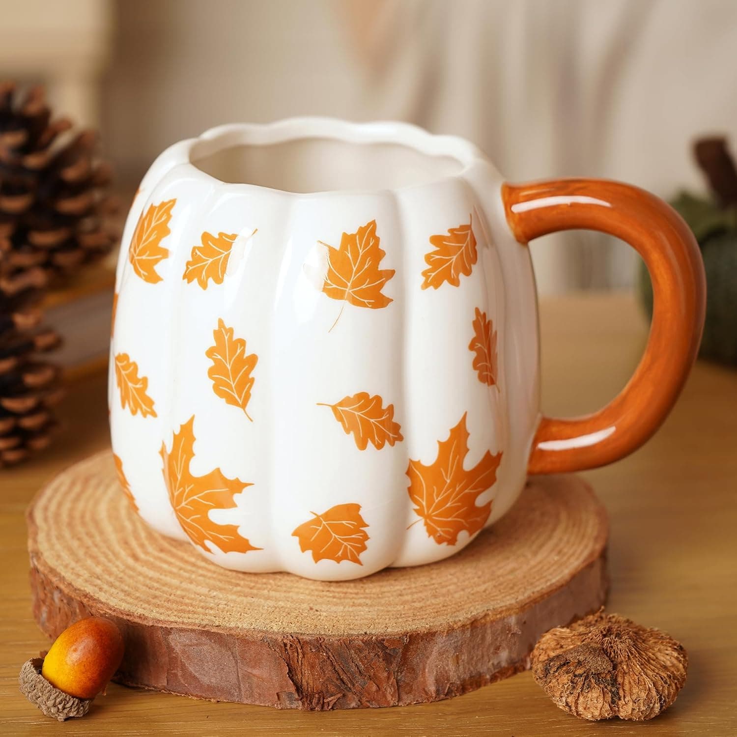 Taza de Hojas de Otoño Country Living, foto 2