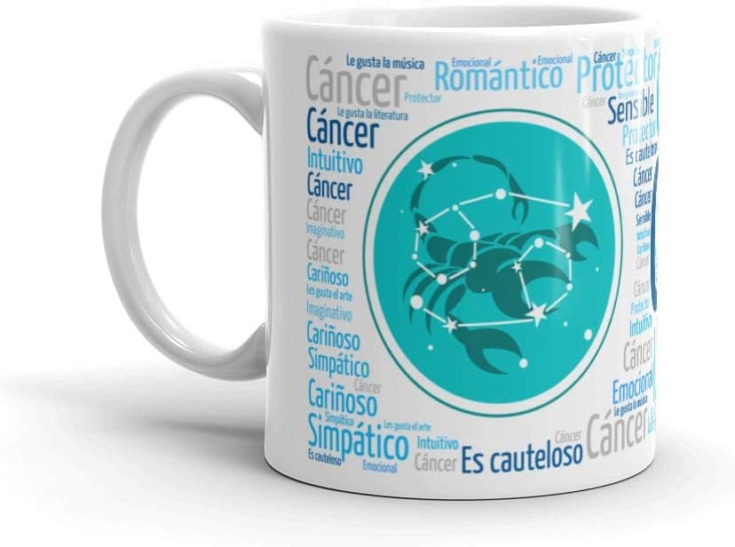 Taza de desayuno con el signo Cáncer, foto 3