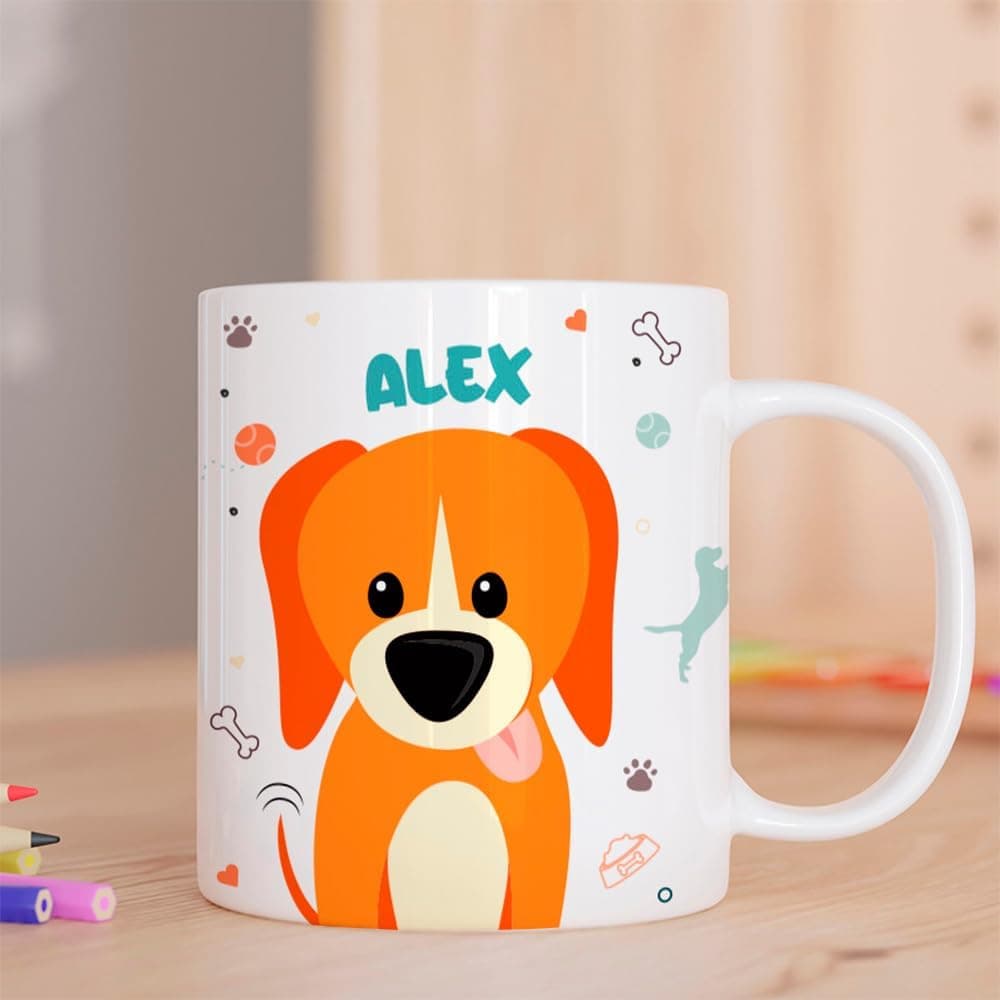 Taza Infantil de Animales Personalizada con Nombre, foto 2