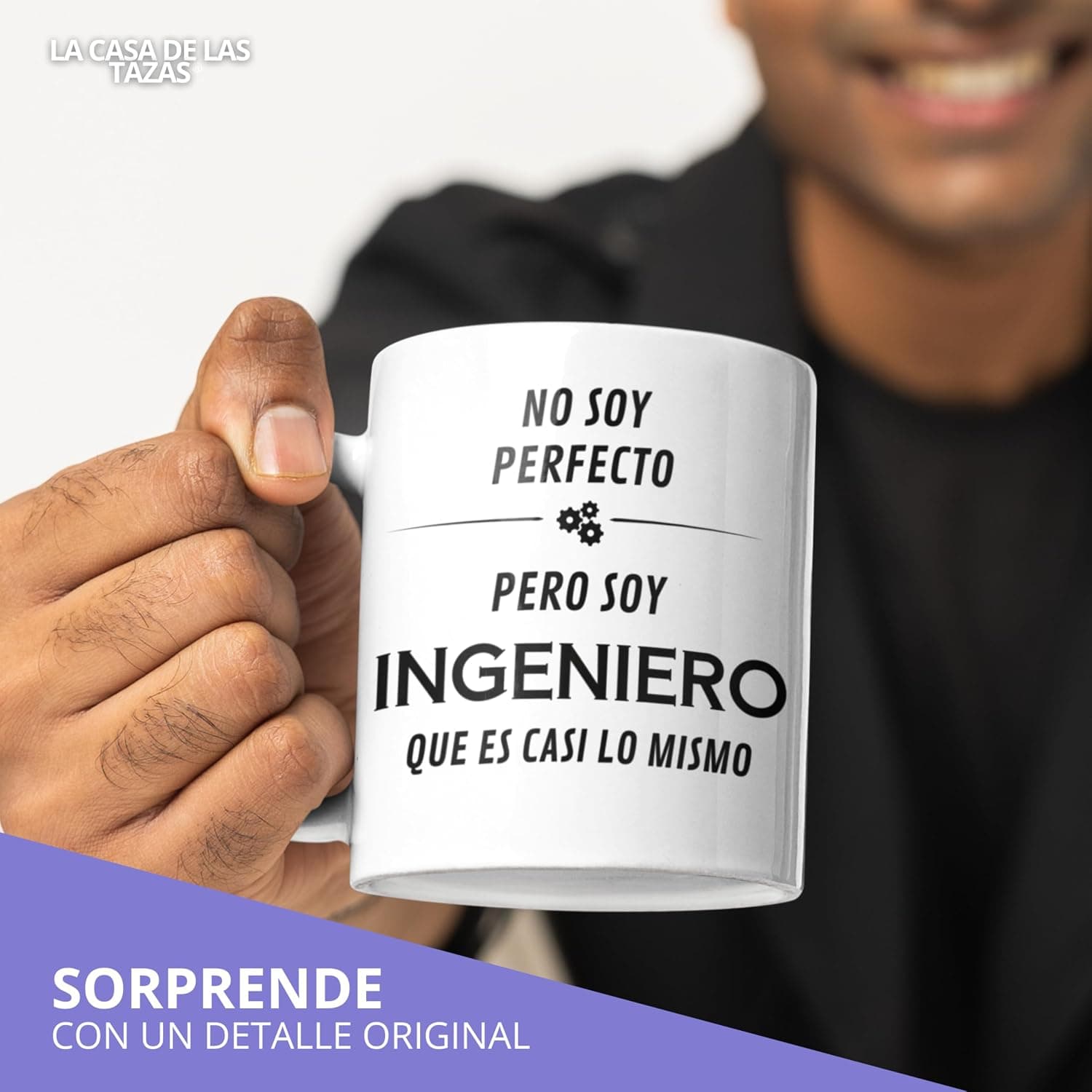 Taza de Ingeniero «No soy perfecto», foto 3