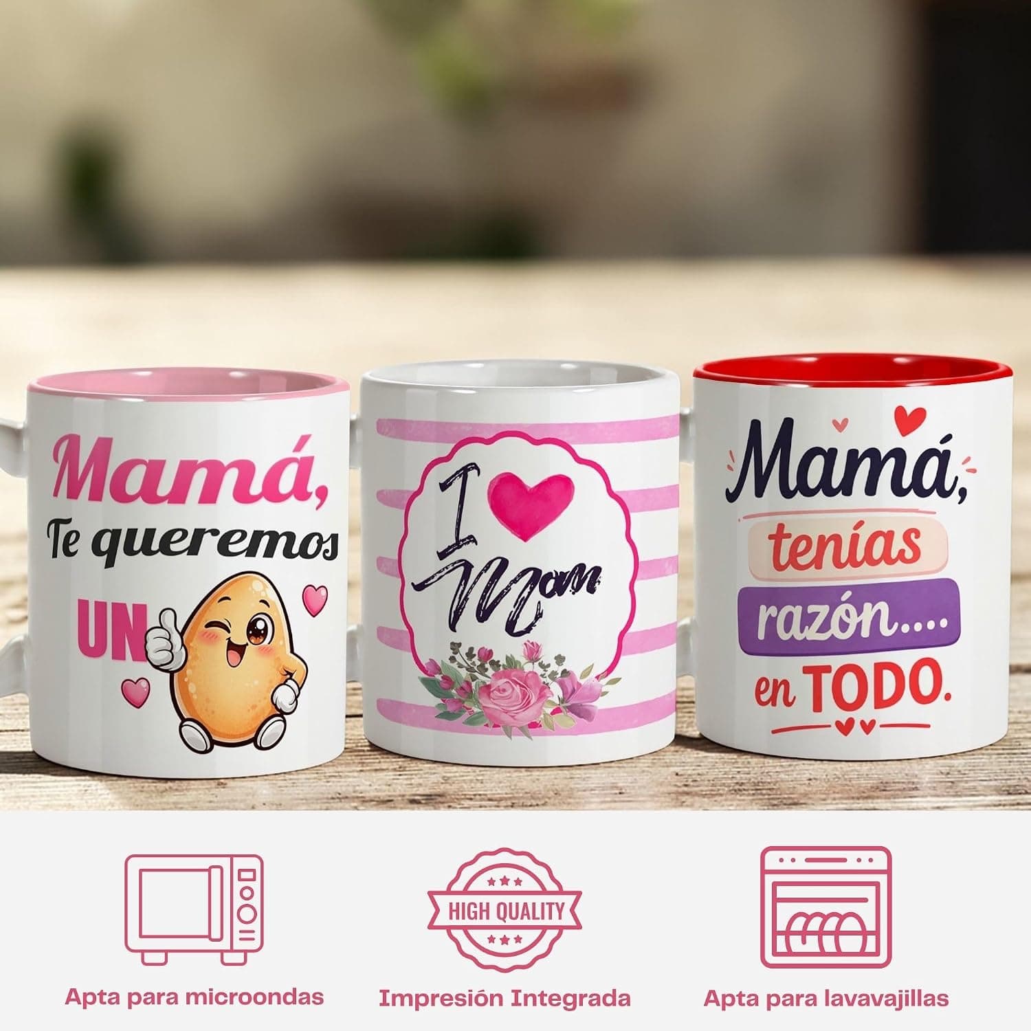 LolaPix Taza Personalizada "Mamá Novata", foto 3