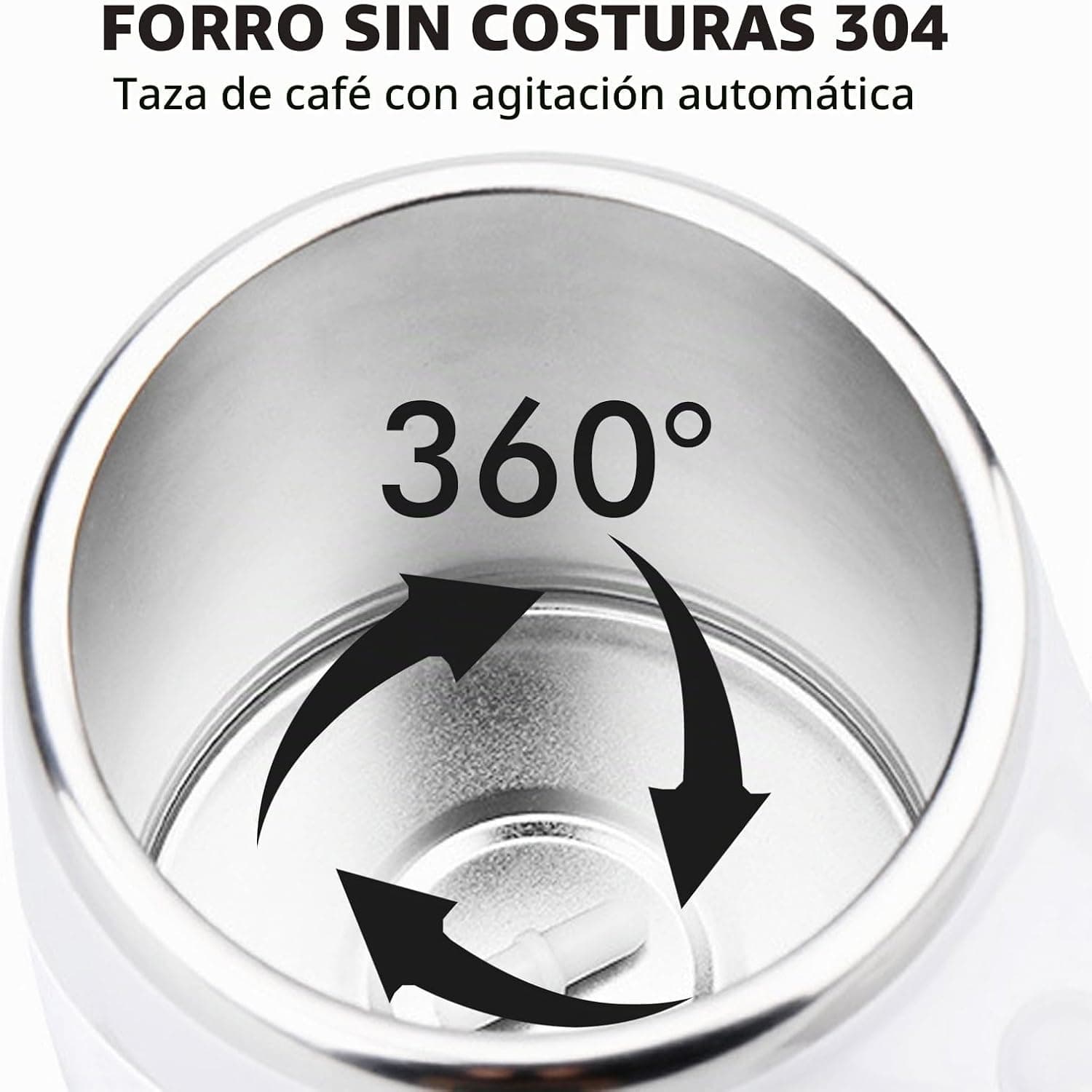 Taza con mezcla automática magnética, de Nikou, foto 2