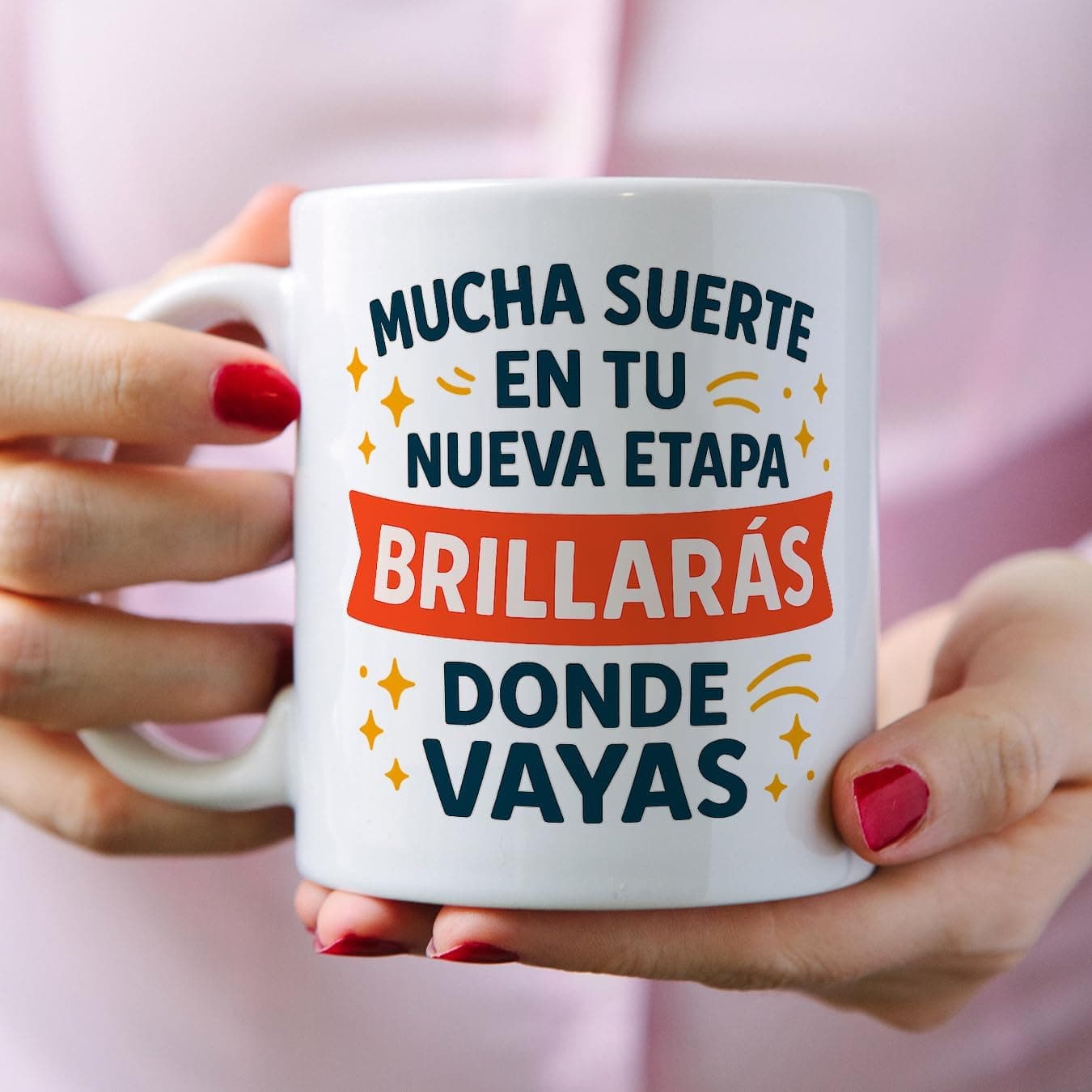 Taza «Mucha suerte en tu nueva etapa», foto 3