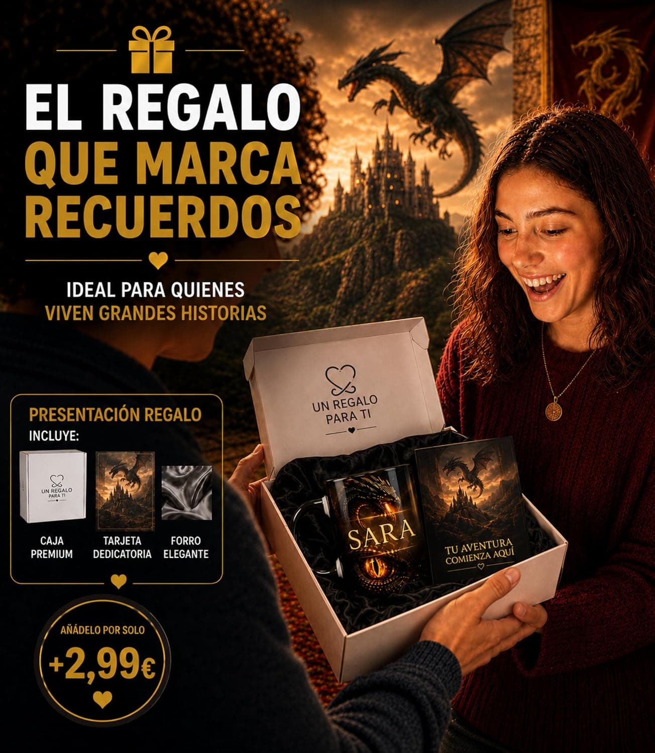Taza Personalizada para Fans de Dragones y Fantasía Épica, foto 3