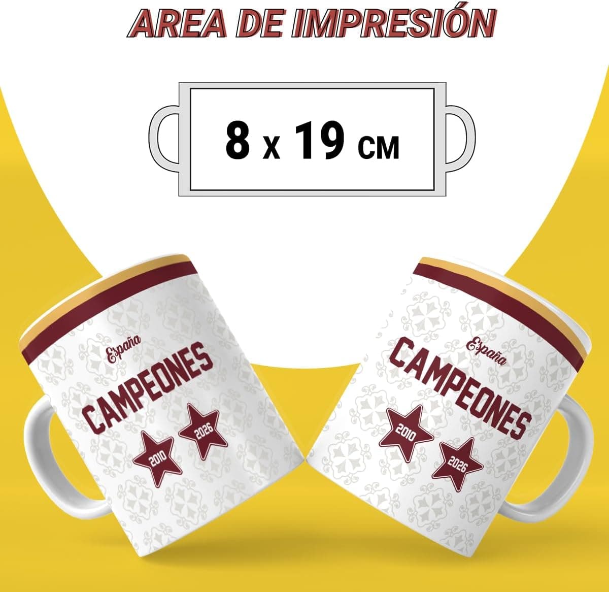 Taza personalizada España Mundial 2026, foto 2