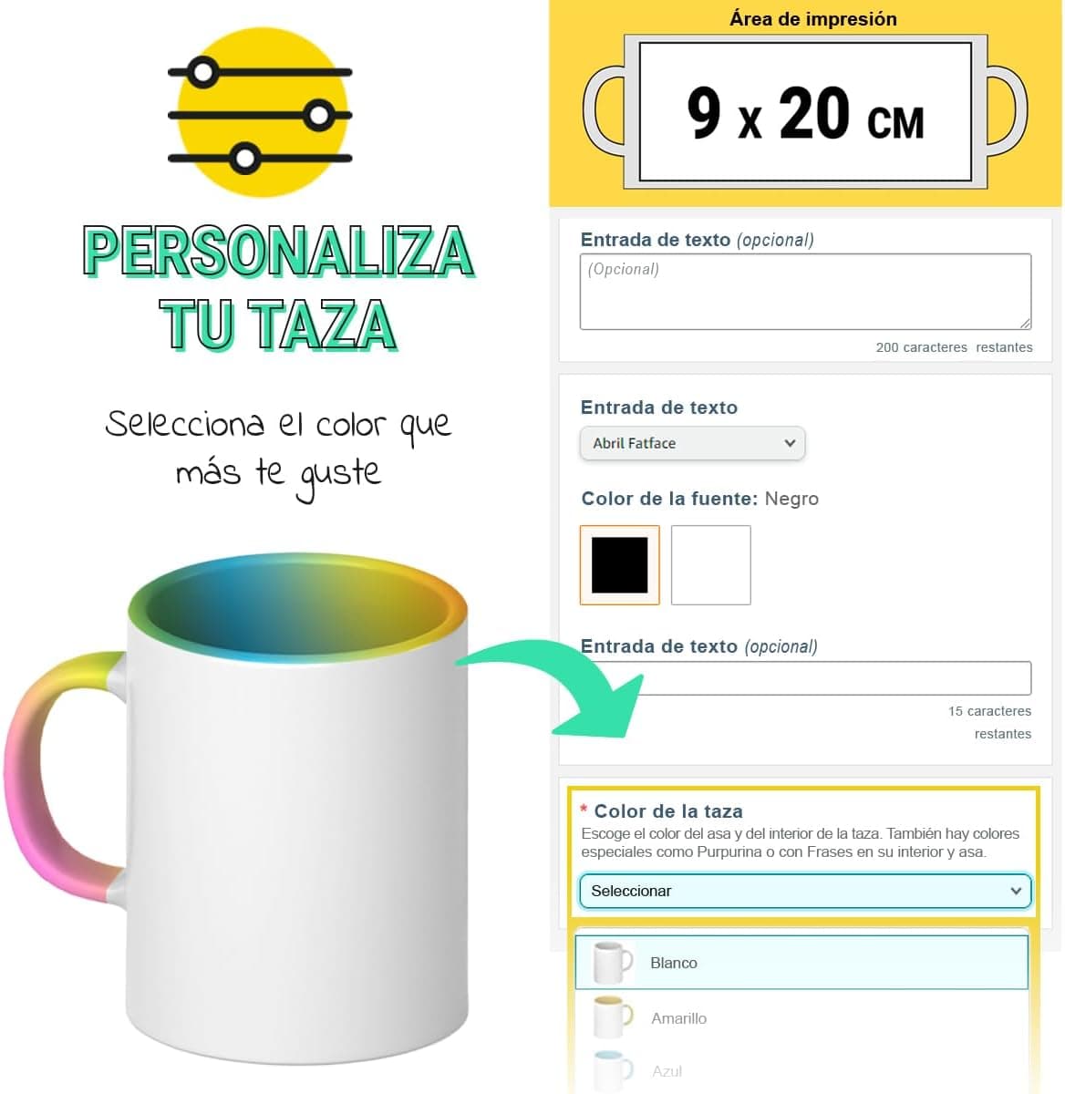 Taza personalizada con foto y texto, de Movilshop, foto 2