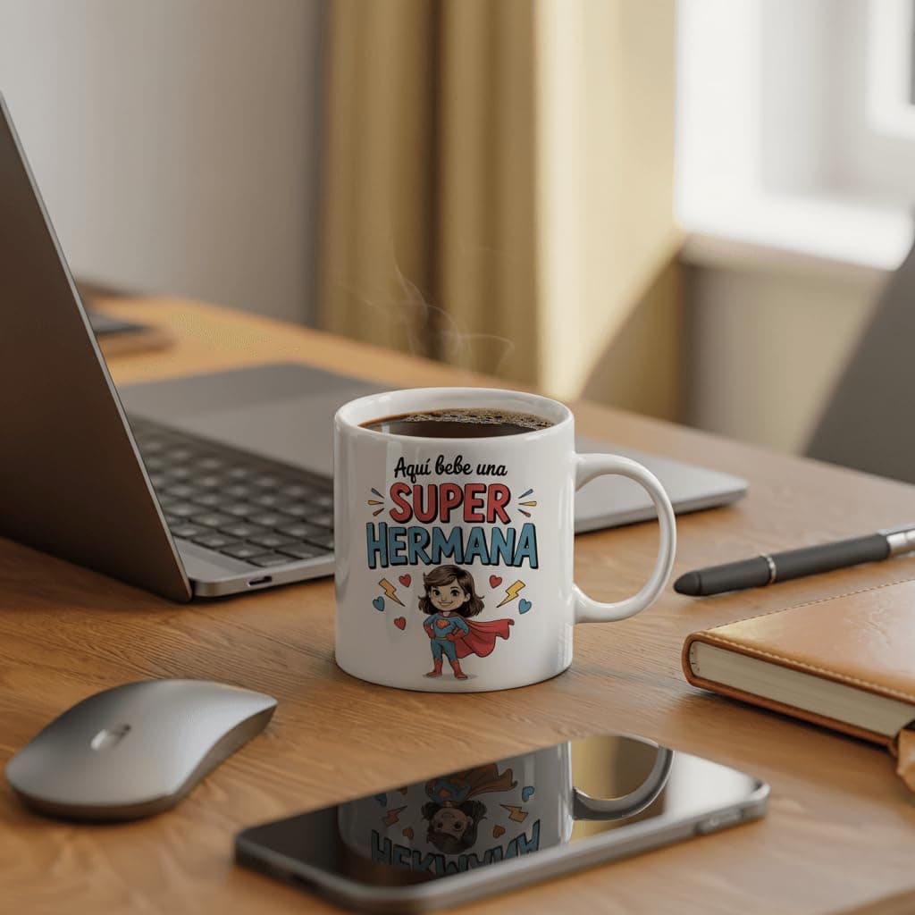Taza "Super Hermana", foto 3