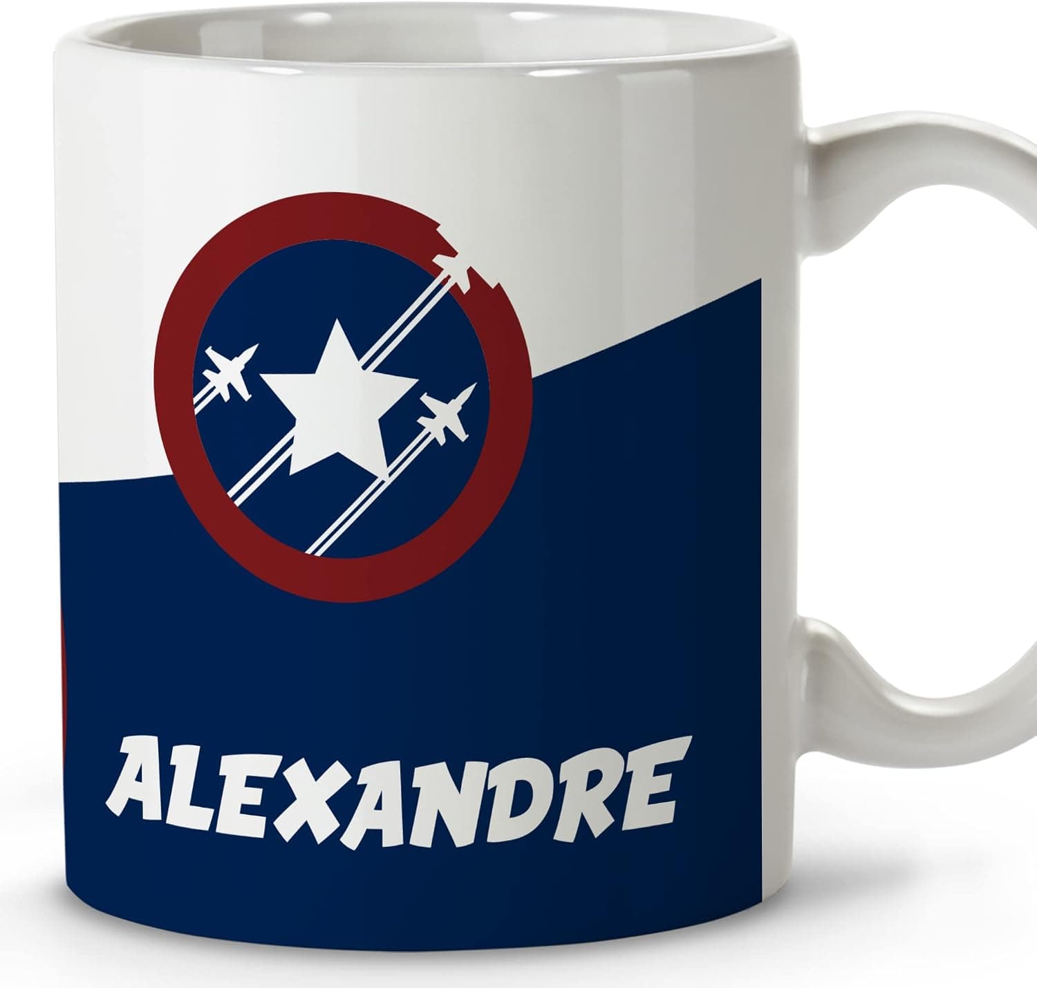 Taza de superhéroes personalizada con nombre, foto 3