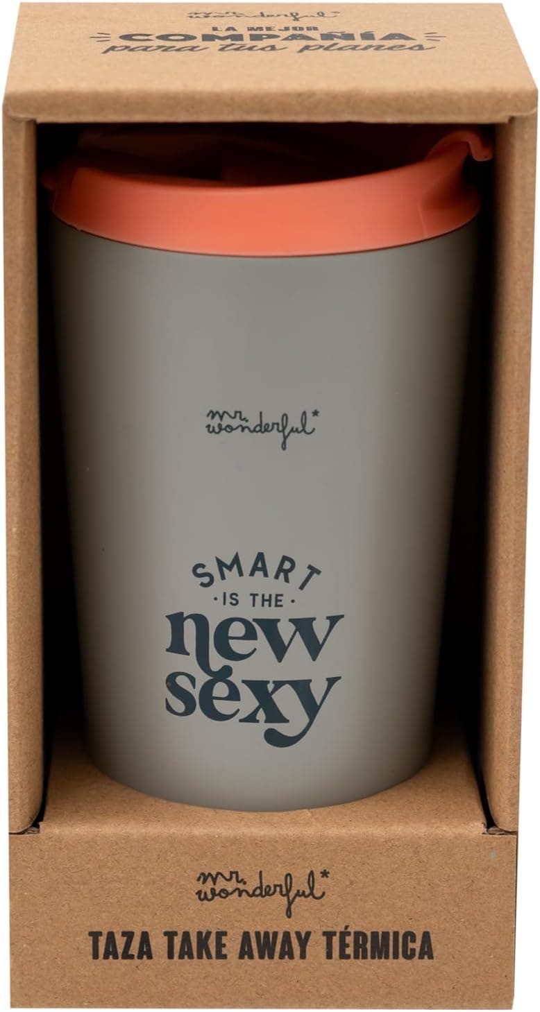 Taza Térmica Mr. Wonderful Smart is the New Sexy, foto 3
