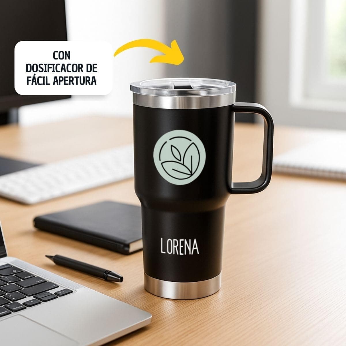 Taza térmica personalizada con nombre o imagen, de DEREGALOOS, foto 3