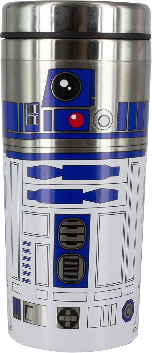 Taza de viaje con forma de R2-D2, producto oficial Star Wars